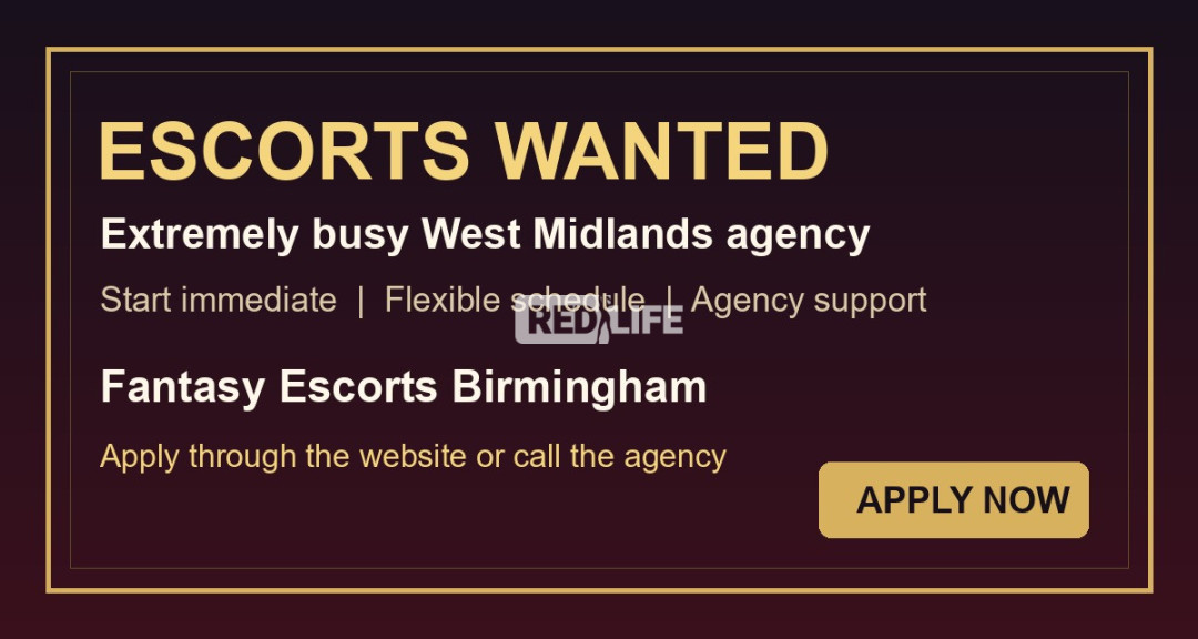 Escorts wanted in Birmingham and