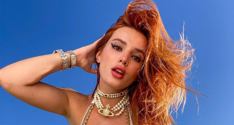 Bella Thorne haciendo trabajo erótico